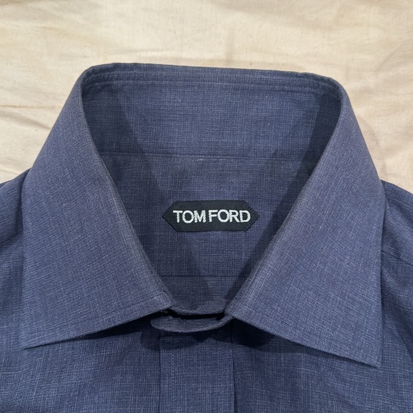 Tom Ford Mens Grey Dress Shirt - Picture 4 of 6